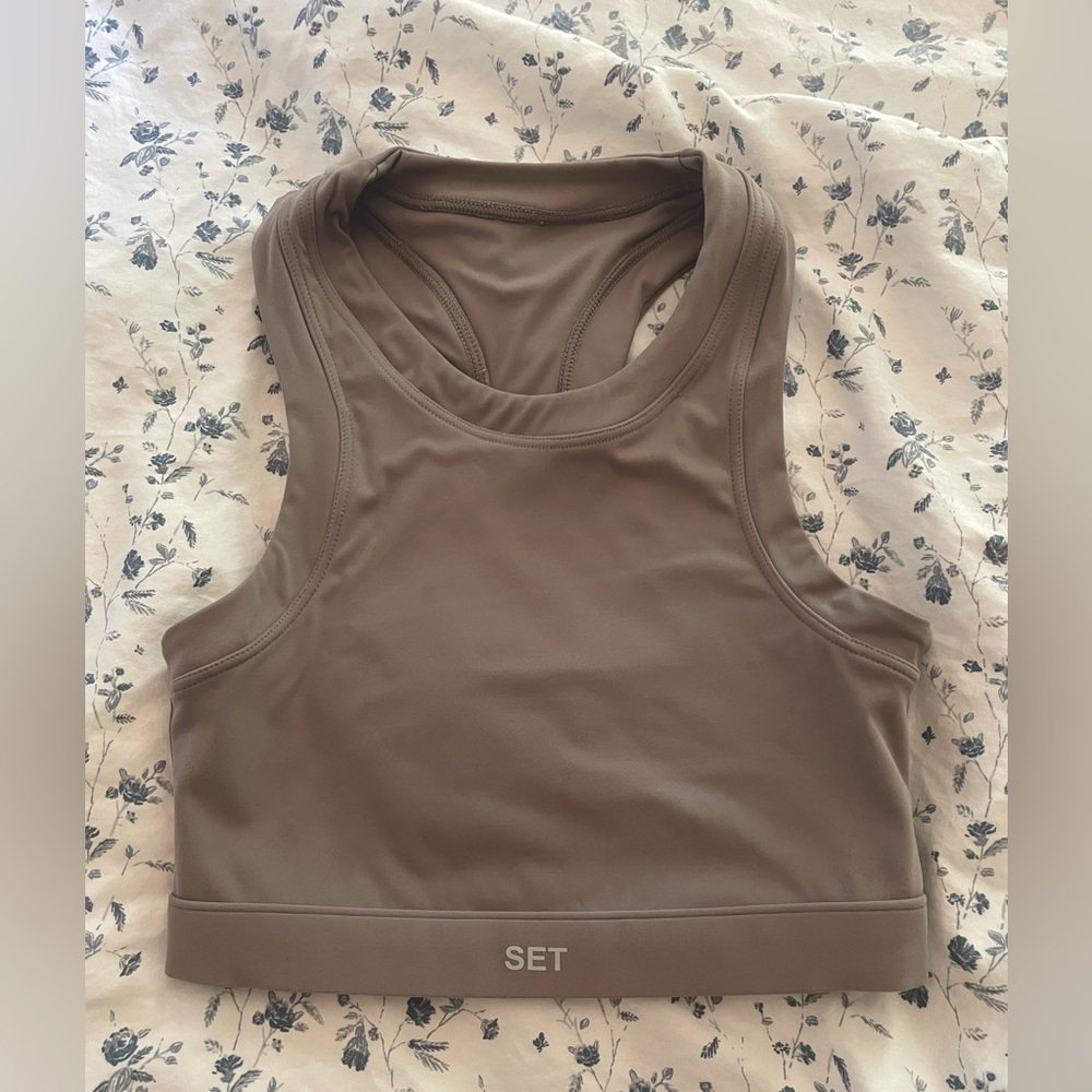 Set Active High Neck Bra